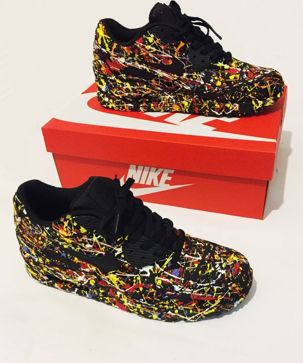 painted nike air max